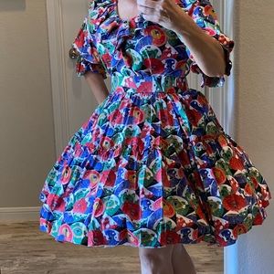 Square Dance skirt and blouse set